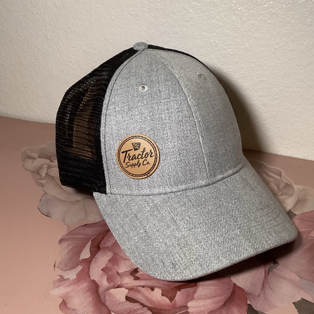 Tractor Supply Co. Heather Gray & Black Trucker Hat